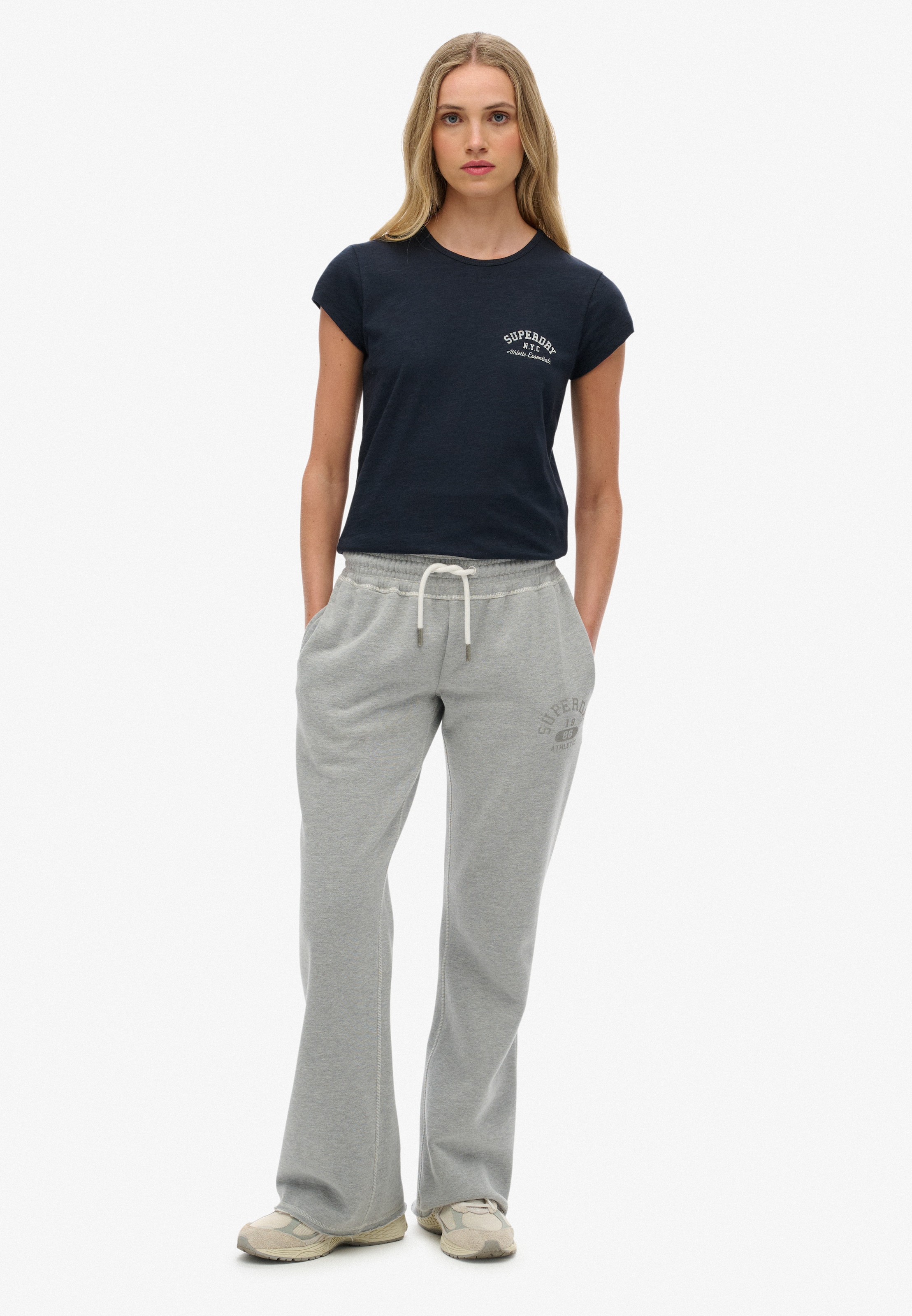 Superdry Sweathose »SU-ATHLETIC PRINT FLARE JOGGER«