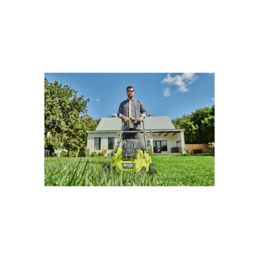 Tondeuse ryobi - 36v maxpower brushless - coupe 46cm - 1 batterie 5.0ah - 1 chargeur - rlm36x46h50pg