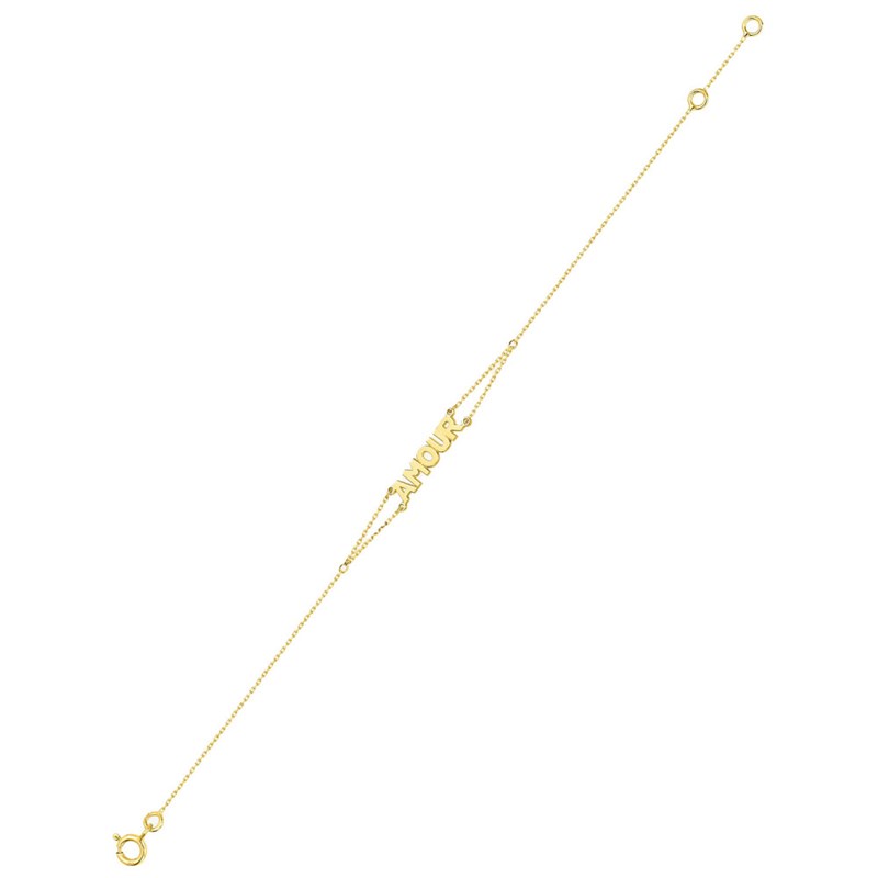Bracelet Femme - Or 18 Carats - Longueur : 18 cm