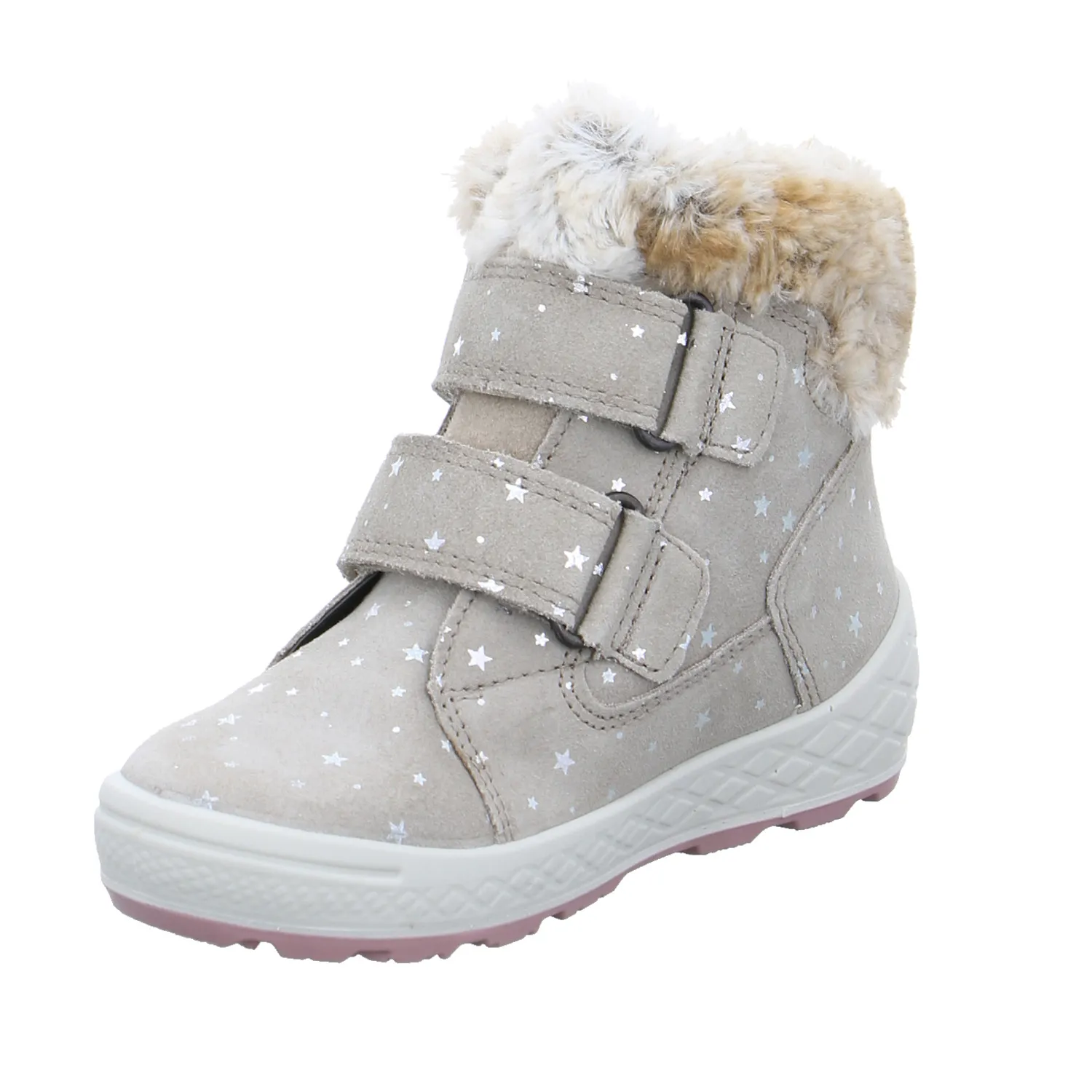 SUPERFIT Kleinkinder-Winter-Bottine Beige Textil  Baby-Boot
