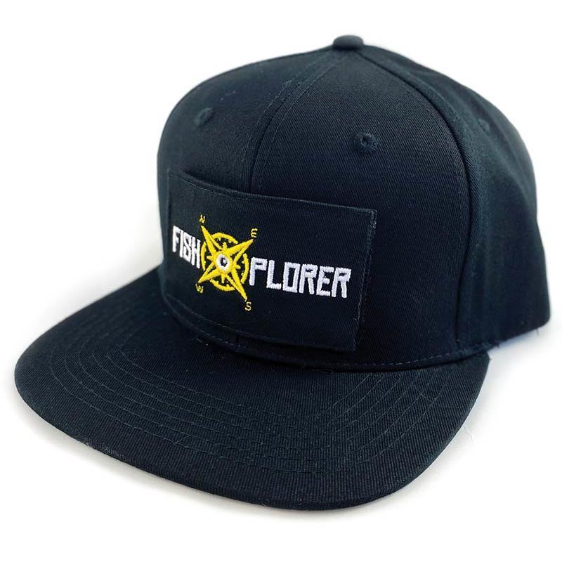 Casquette Homme À Scratch Fishxplorer Snapback - Noir