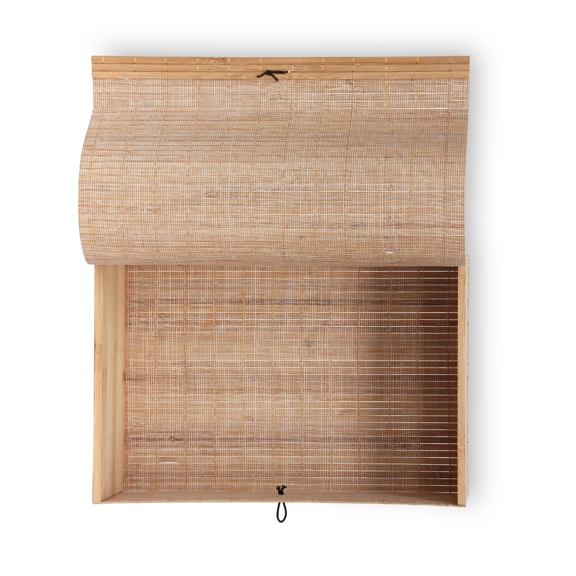 Bambus-Box S, hellbraun, T 16,5 cm, B 24 cm, H 8,5 cm von fischer's lagerhaus