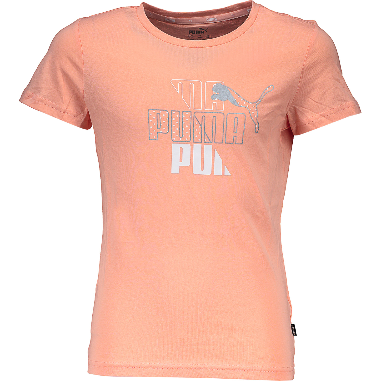 Puma Girls-T-Shirt Graphic Tee pink, 140