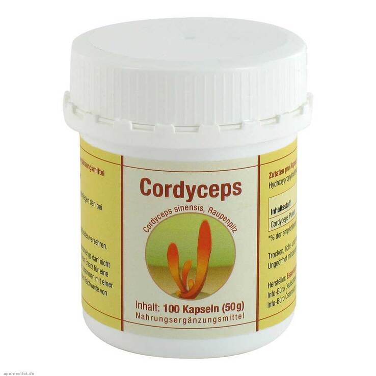 Cordyceps sinensis Kapseln, 100 St