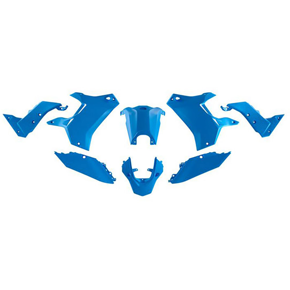RTECHMX - Kit plastique Revolution 8 pièces Yamaha Ténéré 700 Bleu Clair