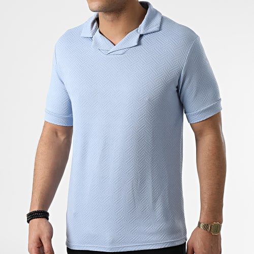 Polo Manches Courtes UY793 Bleu Ciel