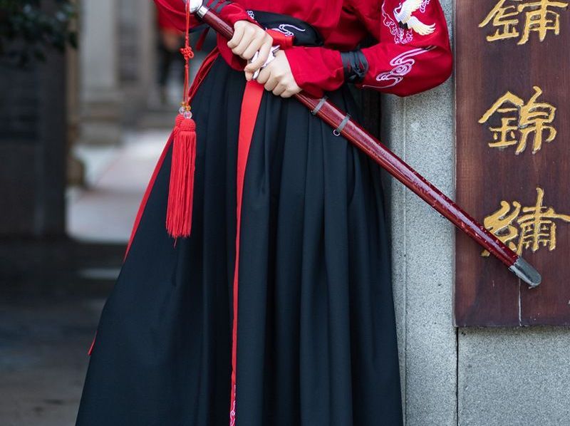 Tangier - Koppelset: Hanfu-top + rok