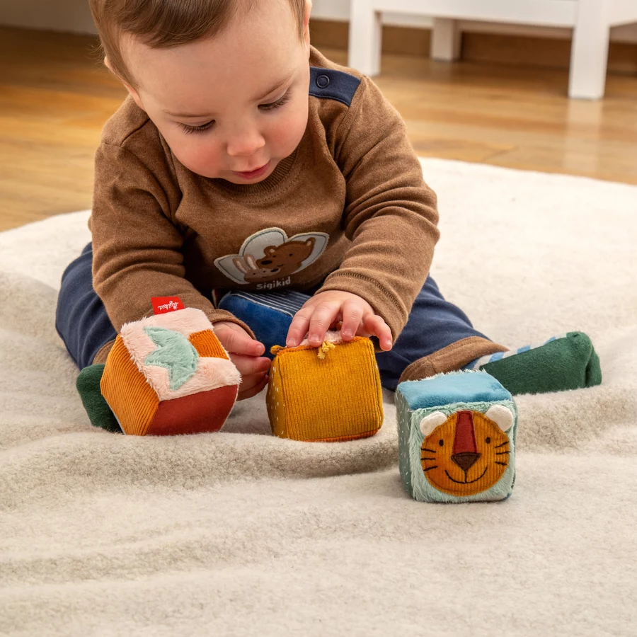sigikid® Würfel- Set Yellow mehrfarbig