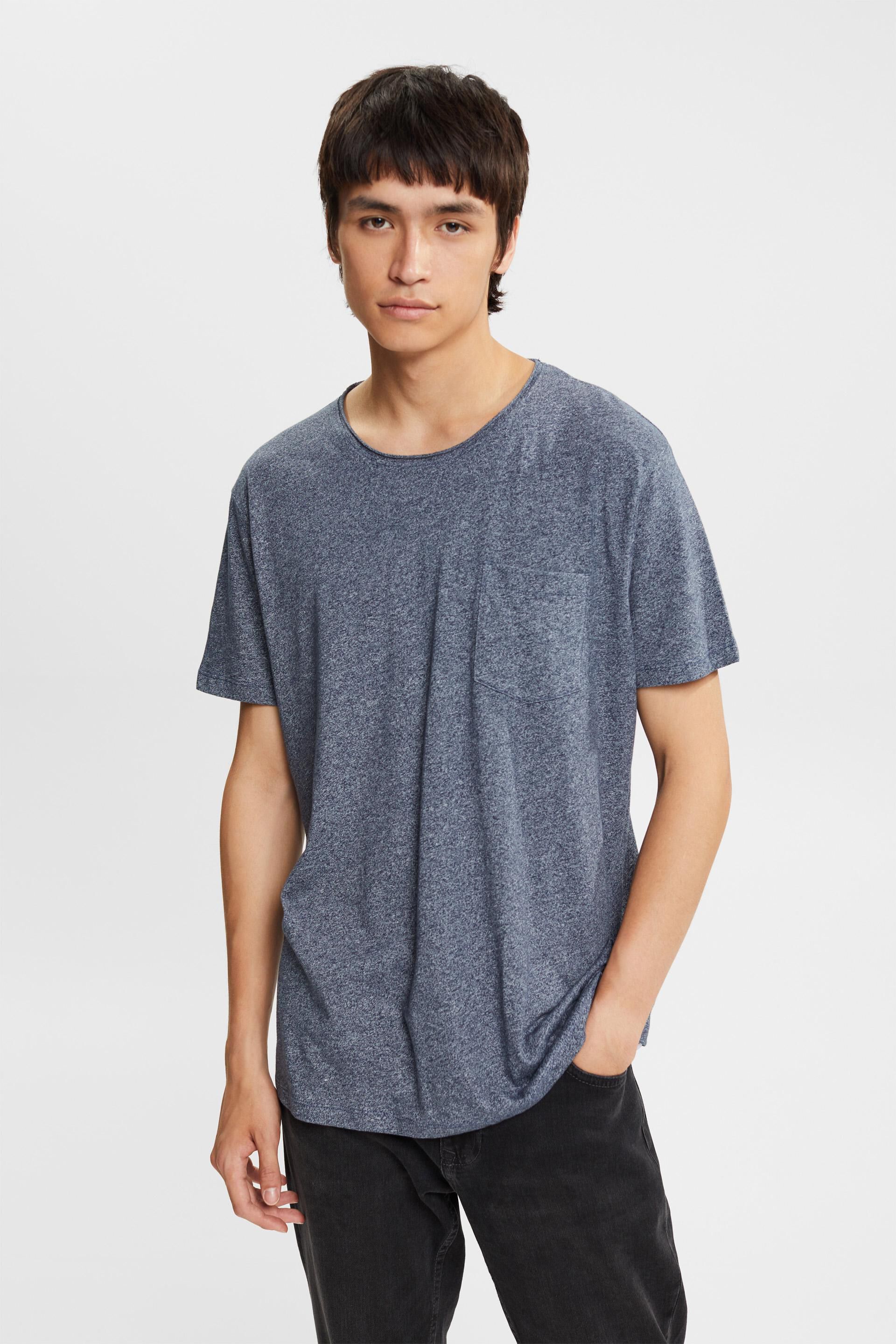 En matière recyclée le t-shirt en jersey chiné