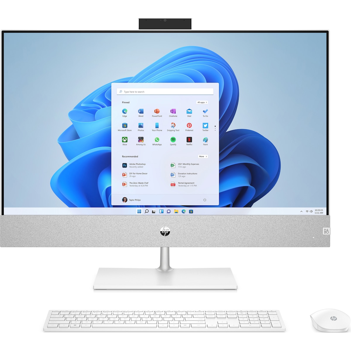 HP Pavilion 27 i5-13/16/1024 AIO stasjonær PC
