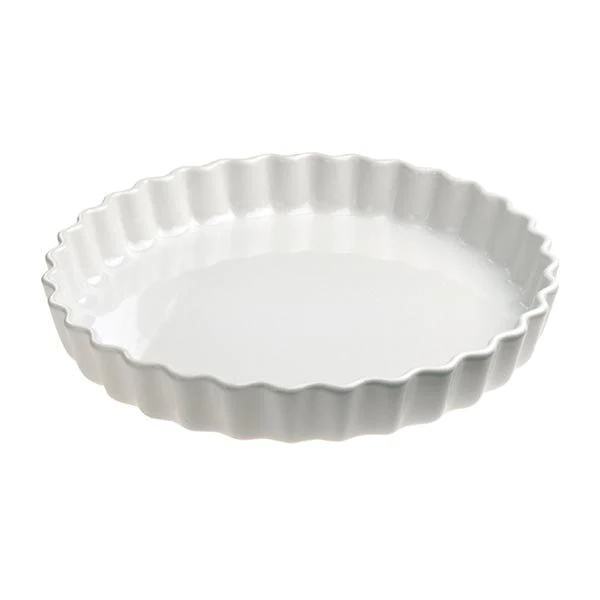 Tourtière porcelaine ronde 30 cm Grands classiques blanc Revol