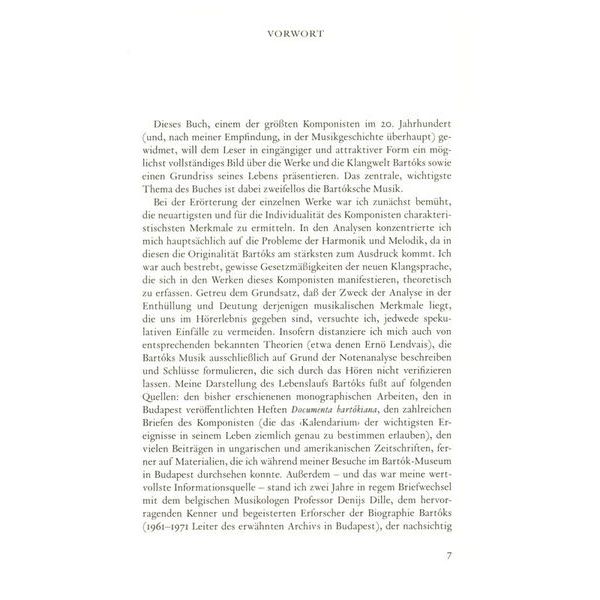 Schott Bartók Leben und Werk
