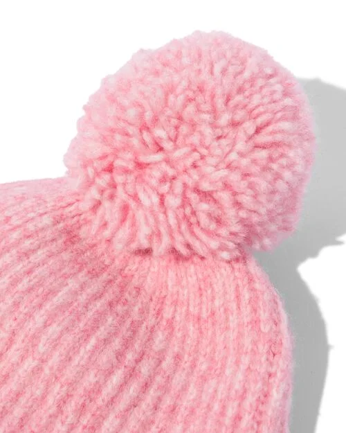 bonnet enfant en laine rose