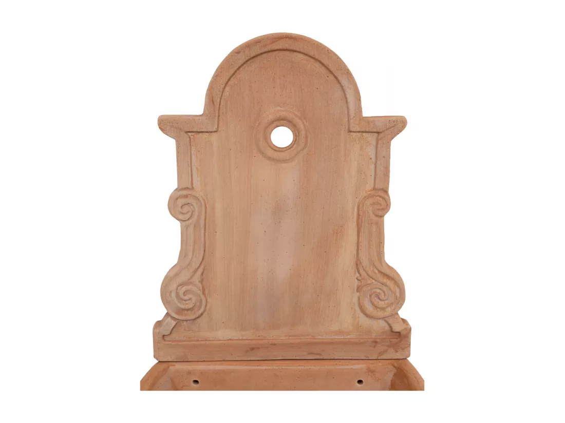 BISCOTTINI Fontain Eleganza Mediterranea en terre cuite, 100% Made in Italy, 43x65x37 cm