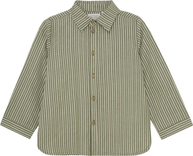 Huttelihut Shirt Woven Deep lichen green