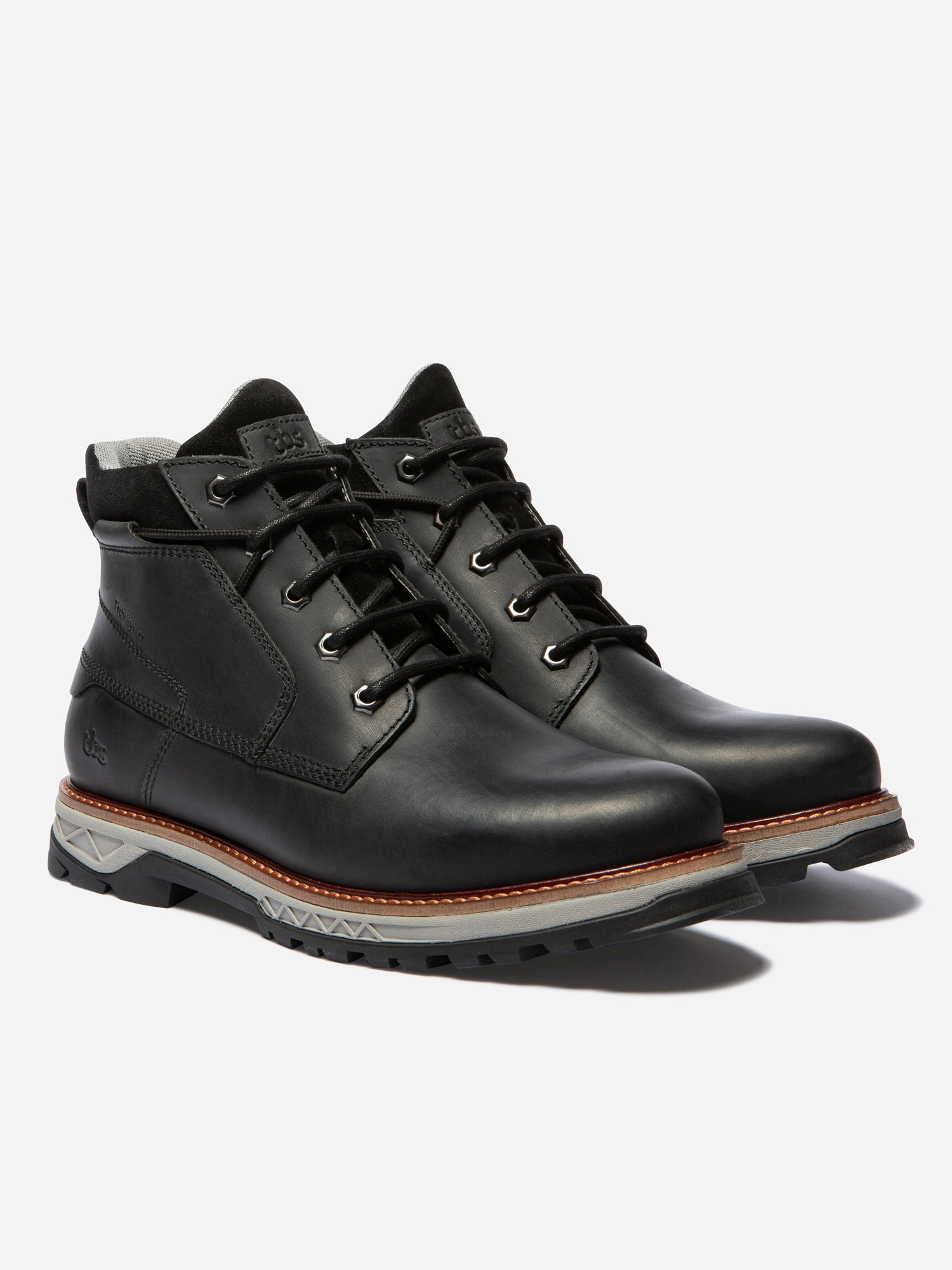 Boots Homme Confort Purefoam Cuir Noir
