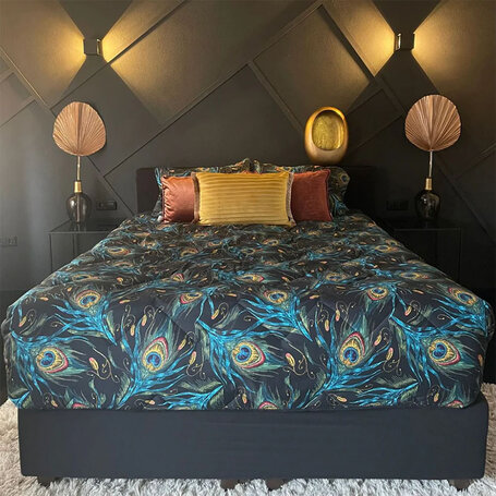 Easy Dekbed - Peacock Feathers