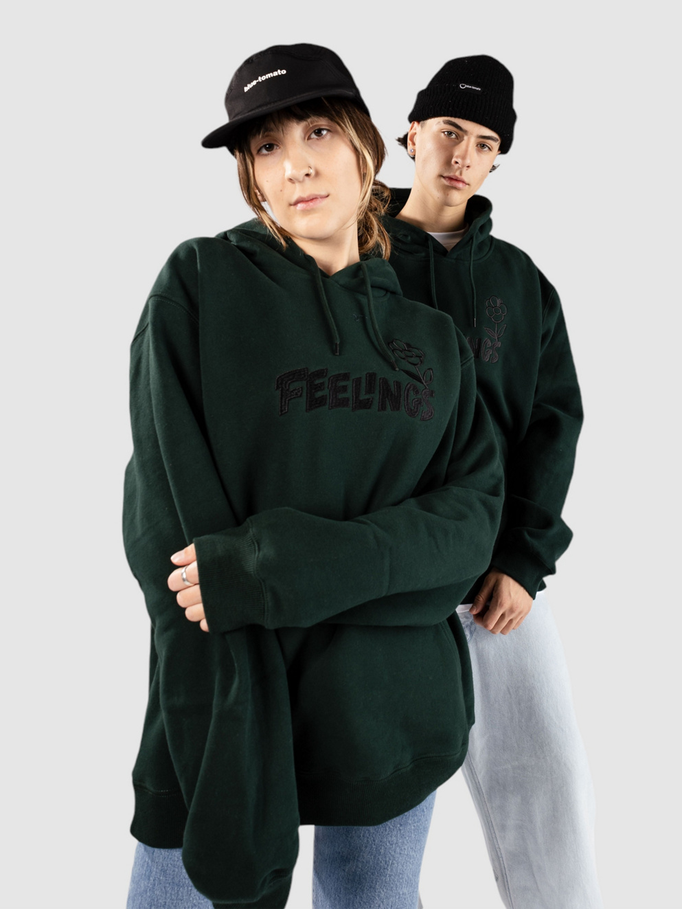 And Feelings Banks Hoodie pine green