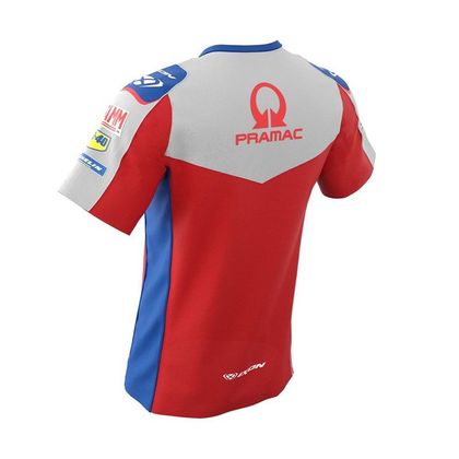 T-Shirt manches courtes Ixon PRAMAC SUBLI 22 ENFANT - Rouge / Bleu
