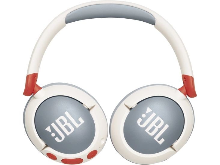 JBL Over-Ear-Kopfhörer Junior 470NC Weiss Drahtloser Kopfhörer für Kinder mit Lautstärkenbegrenzung