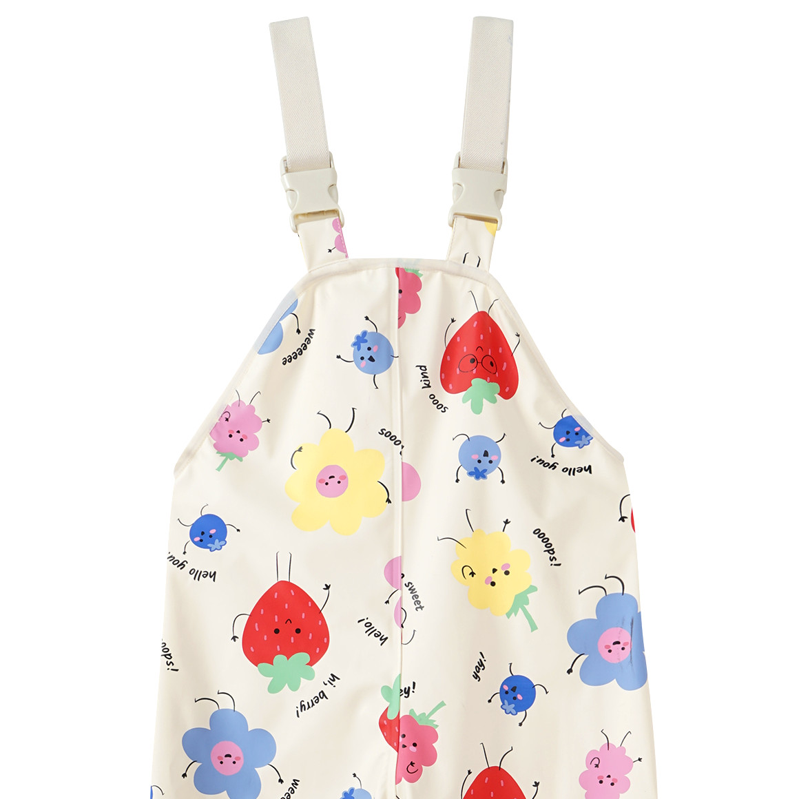 Topolino Mädchen Regenhose mit Allover-Print creme