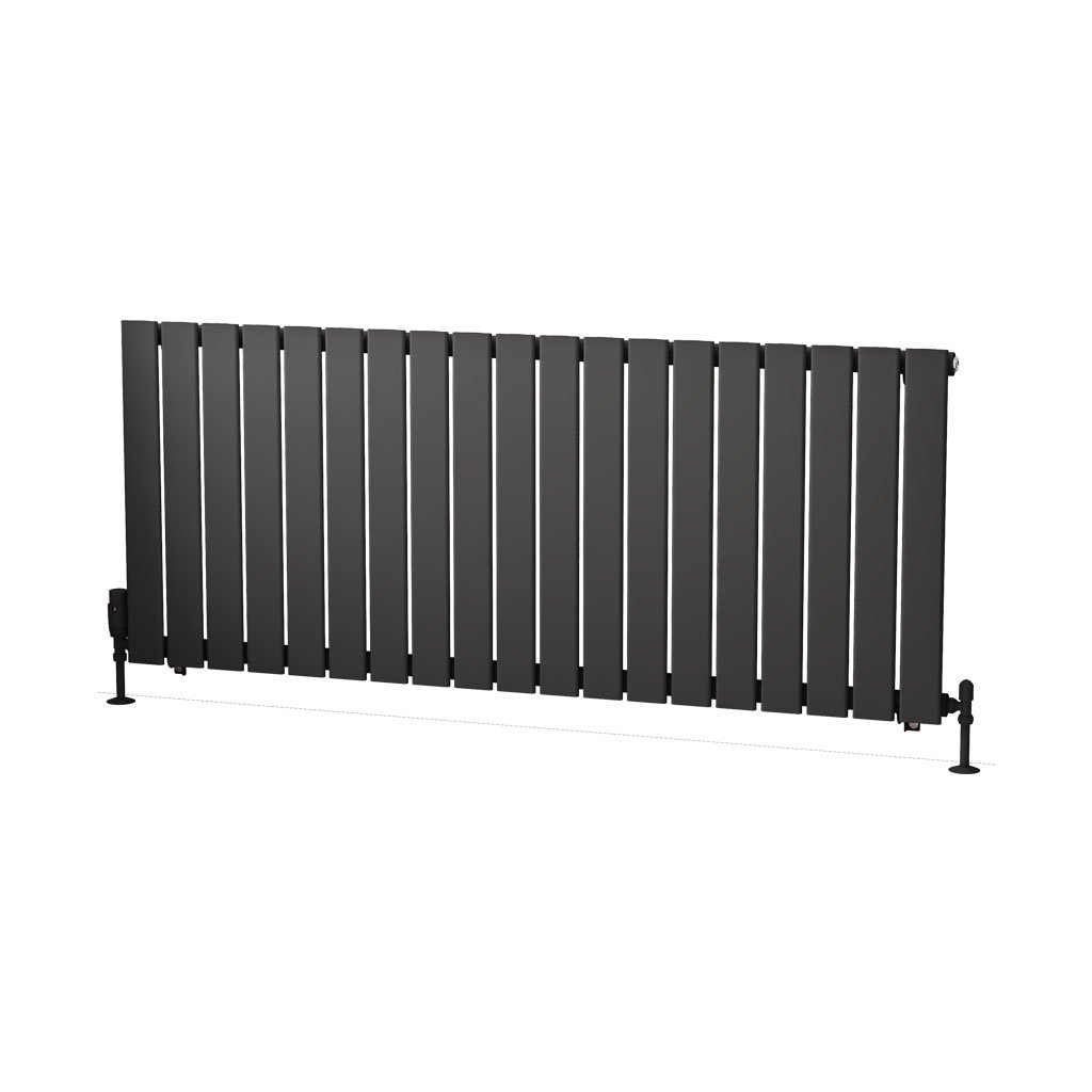 Eastbrook Warrington paneelradiator type 10 145x60cm 1257W antraciet