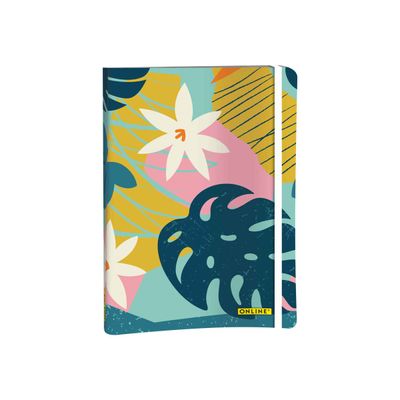 Online - Bullet journal A5 - 72 pages - tropical leaf