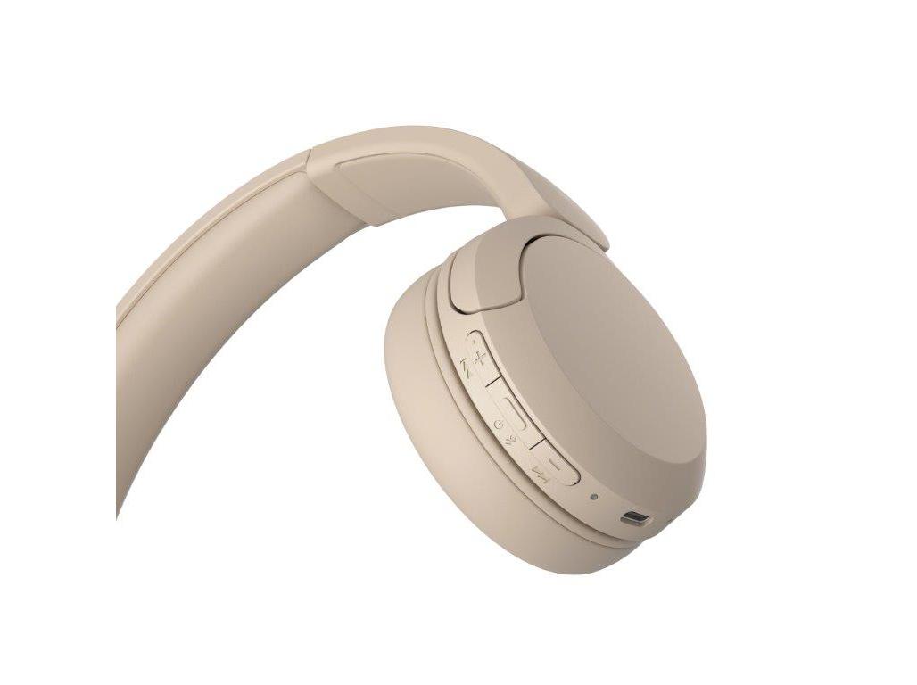 AUSCULTADORES SEM FIO SONY WHCH520C BEJE
