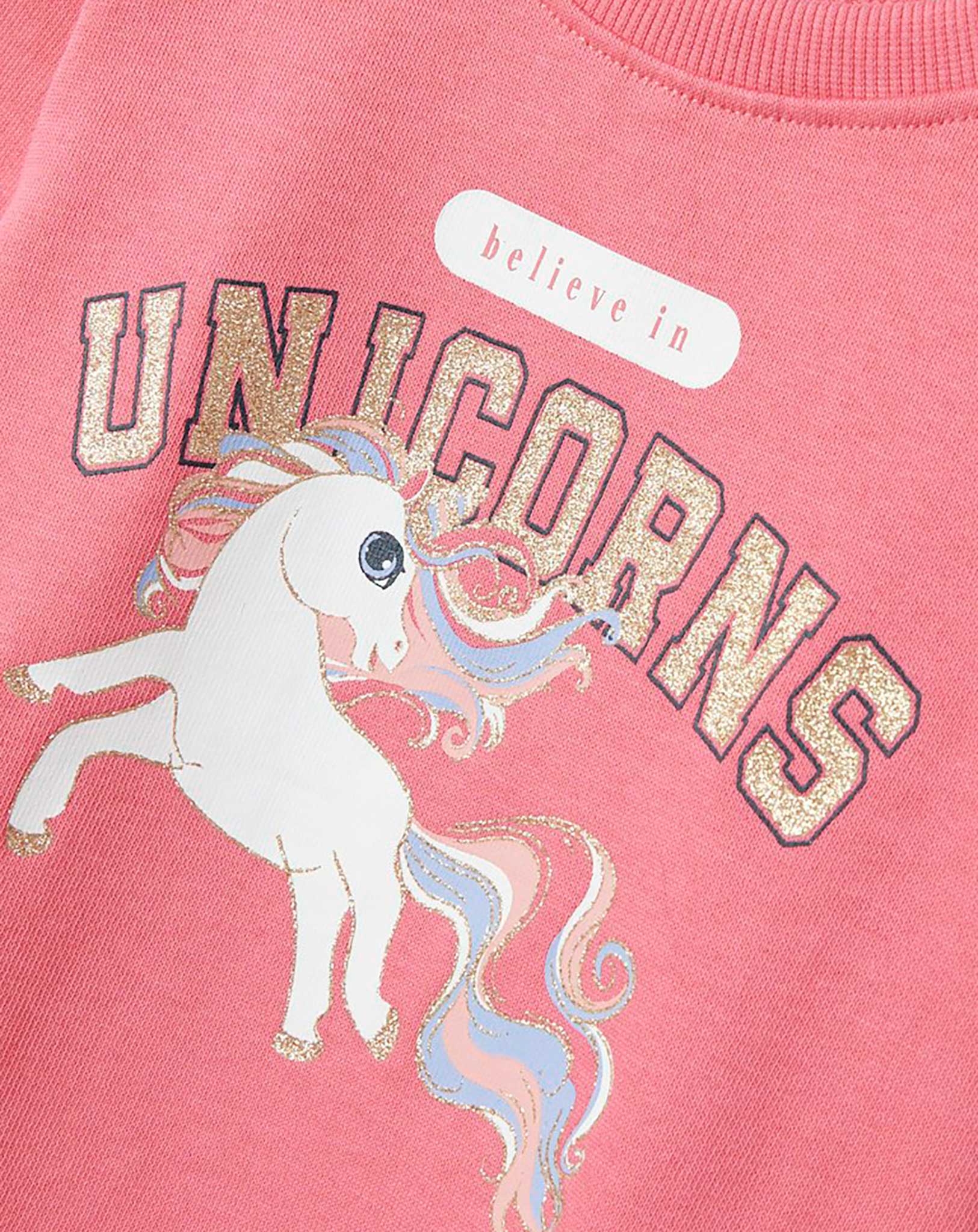 Sweatshirt NMFVERONIKA UNICORNS in camellia rose