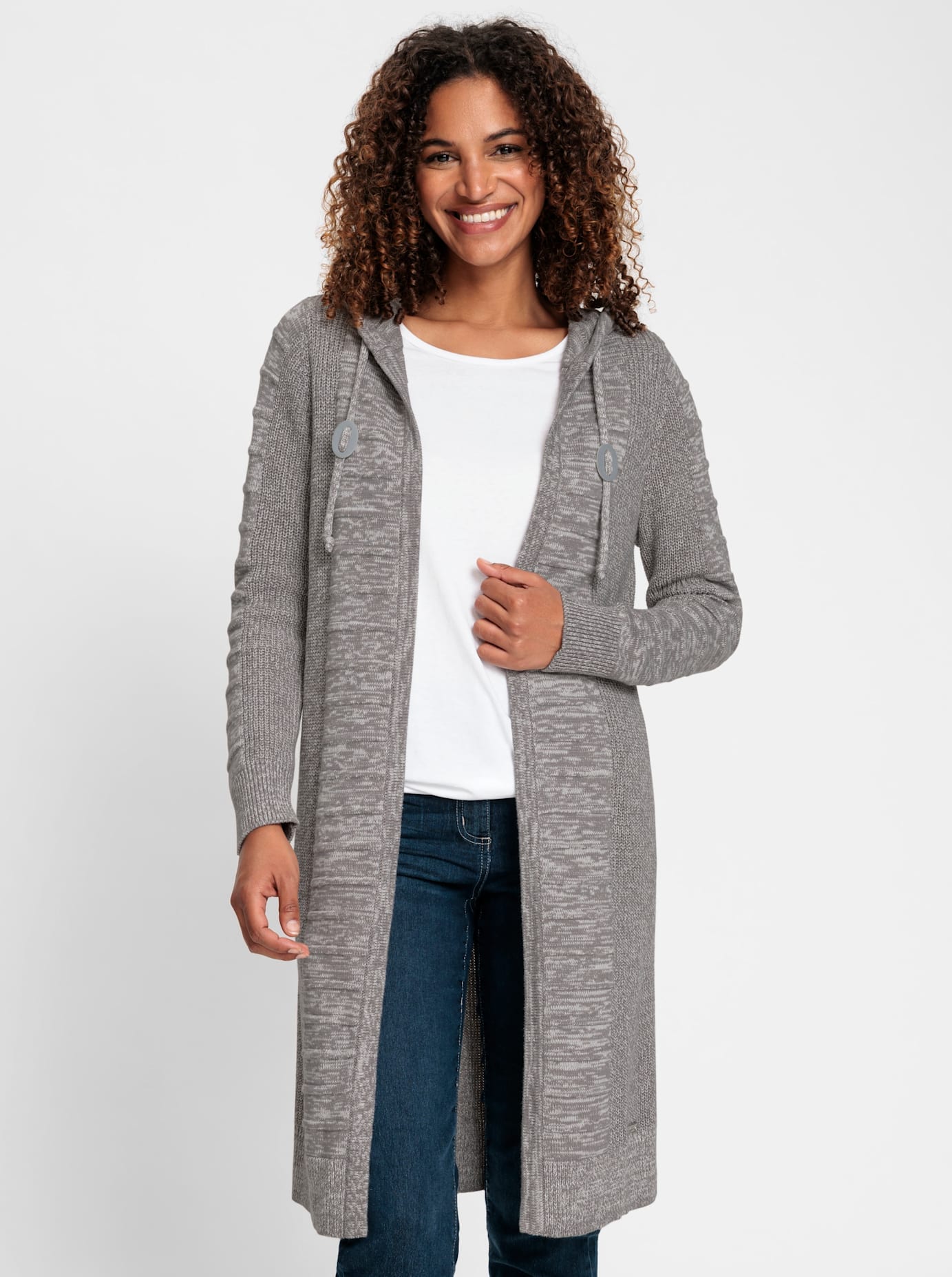 Casual Looks Longstrickjacke