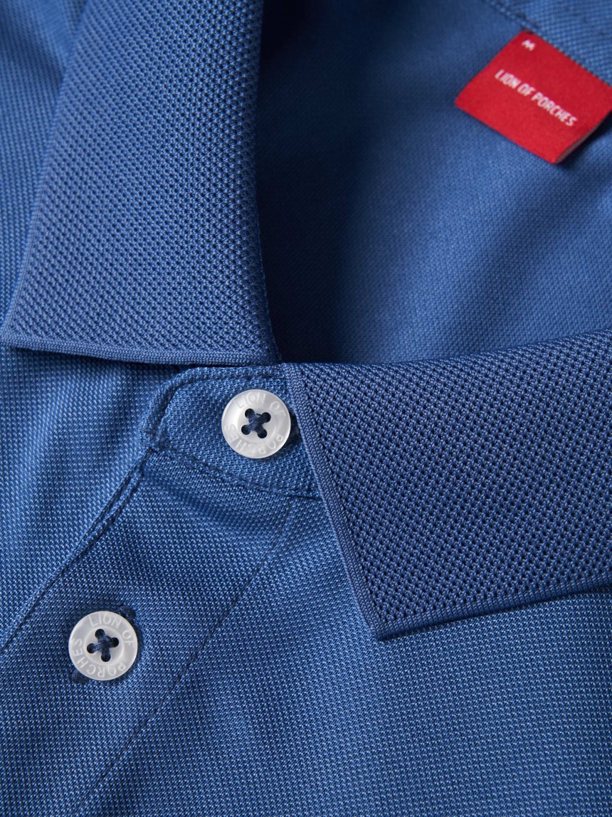 Polo de manga curta regular fit