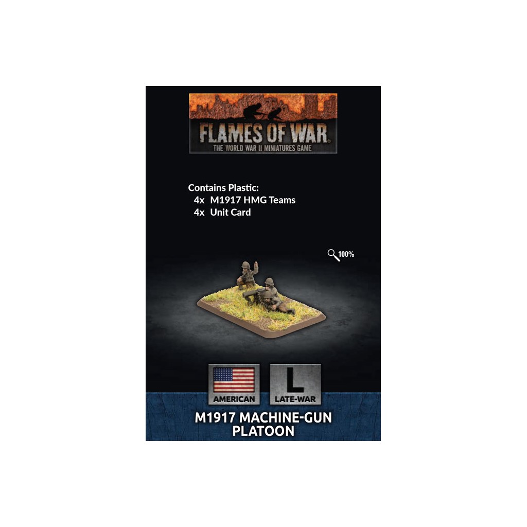 Flames of War - M1917 Machine Gun Platoon