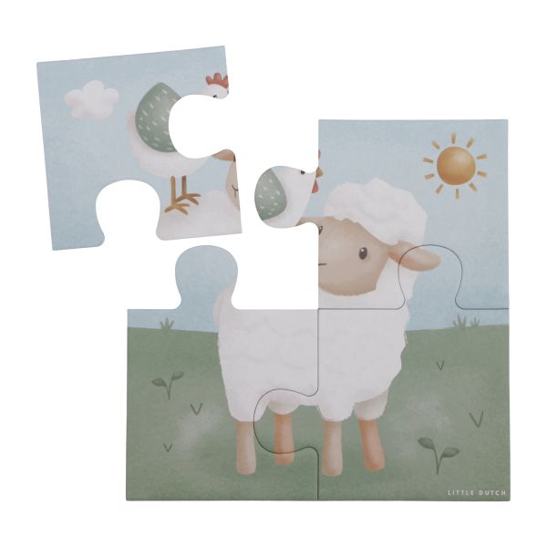 Little Dutch Puzzel 4-in-1 Little Farm FSC