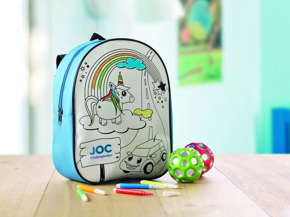 GiftRetail MO9207 - BACKSKETCHY Sac à dos à colorier en 600D