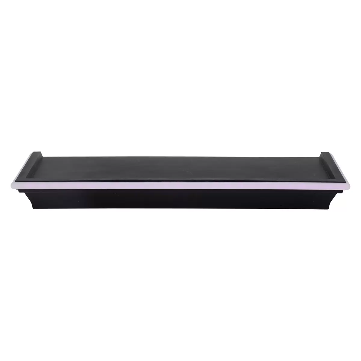 Wandbrett mit LED Neon beige,schwarz
