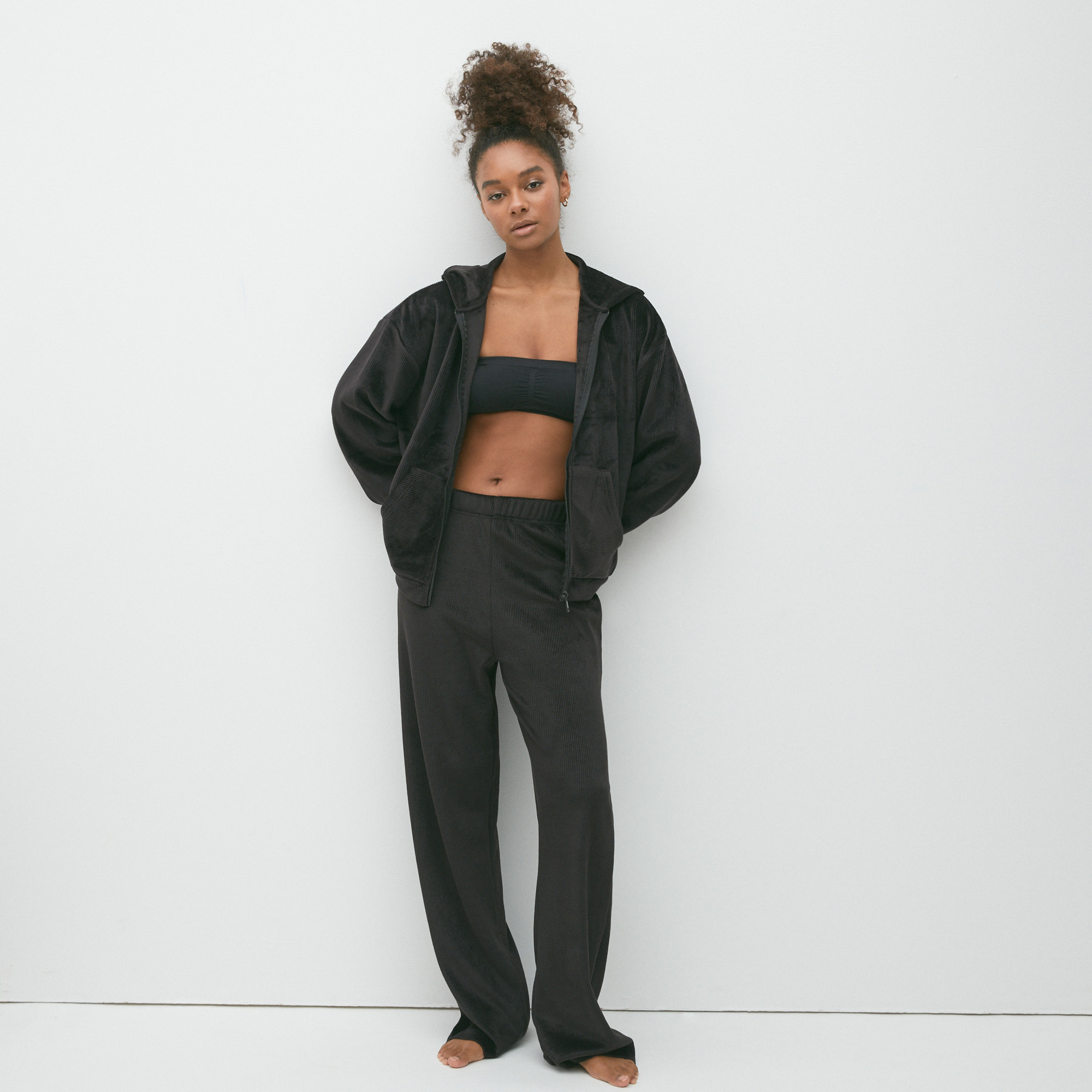 veste velours côtelé doublée