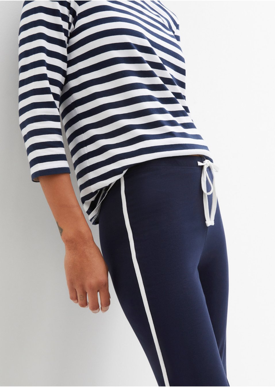 Pantalon fluide extensible, coupe droite