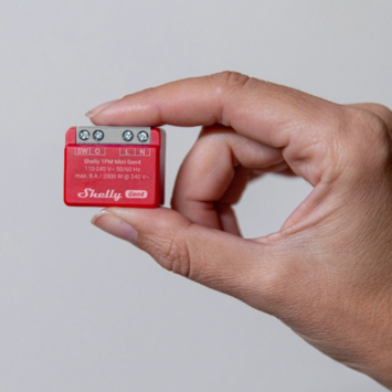Shelly 1PM Mini Gen4 slimme schakelaar & energiemeter WiFi
