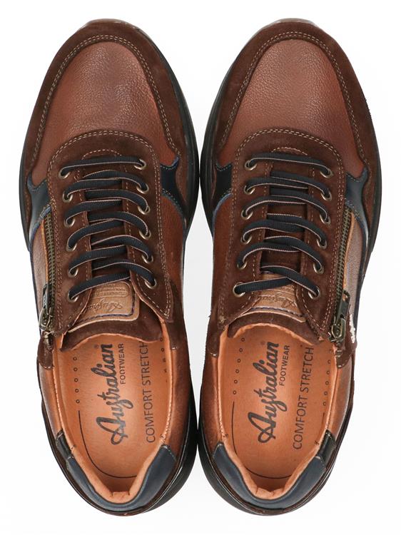 Australian Footwear 15.1682.01 Connery cognac black