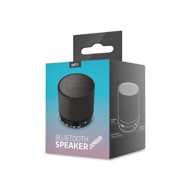 Junior bluetooth-højttaler, sort
