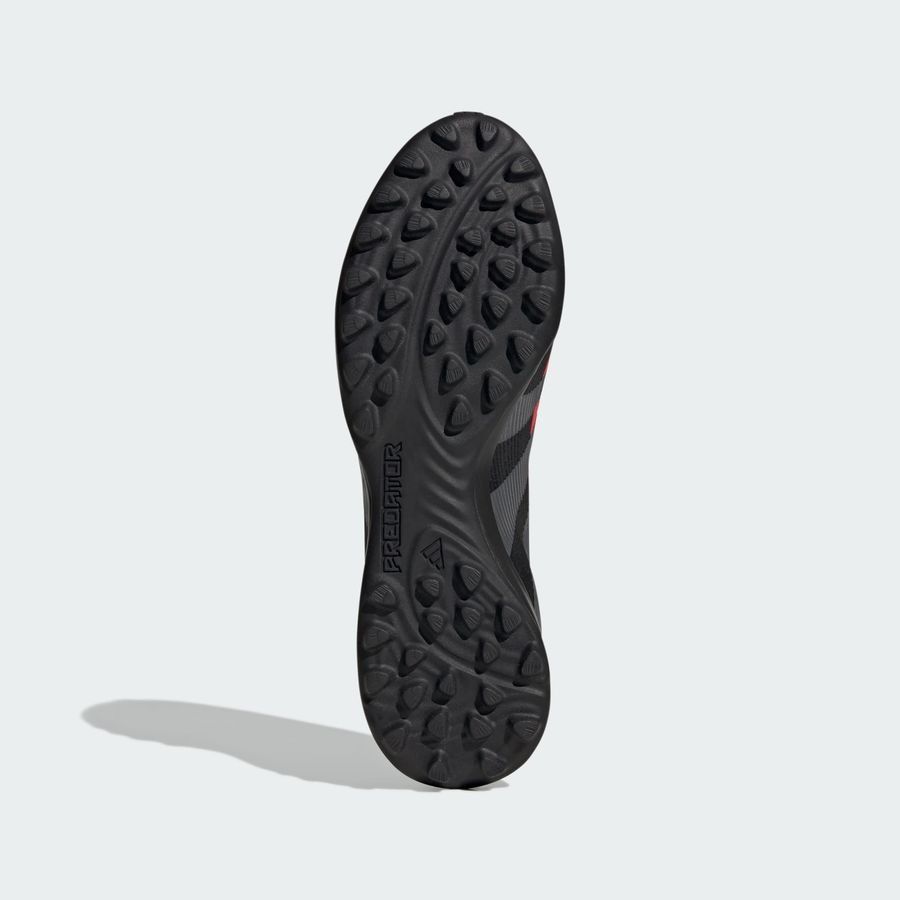 adidas Predator League Laceless TF Stealth Victory - Noir/Gris/Lucid Red