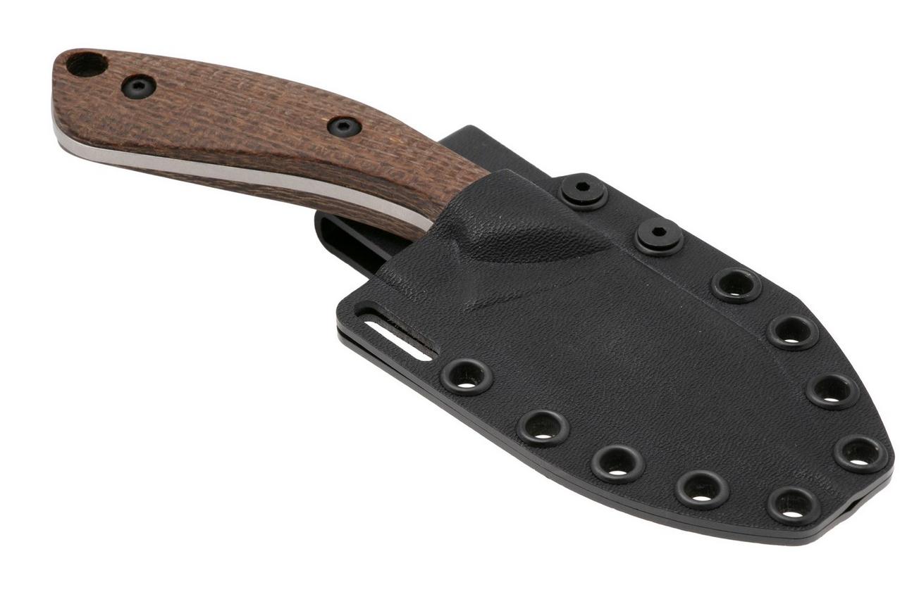 White River Knives Apex WRSS-APX-BNA Stonewashed Magnacut, Natural Burlap Micarta, jachtmes, Smith and Sons design