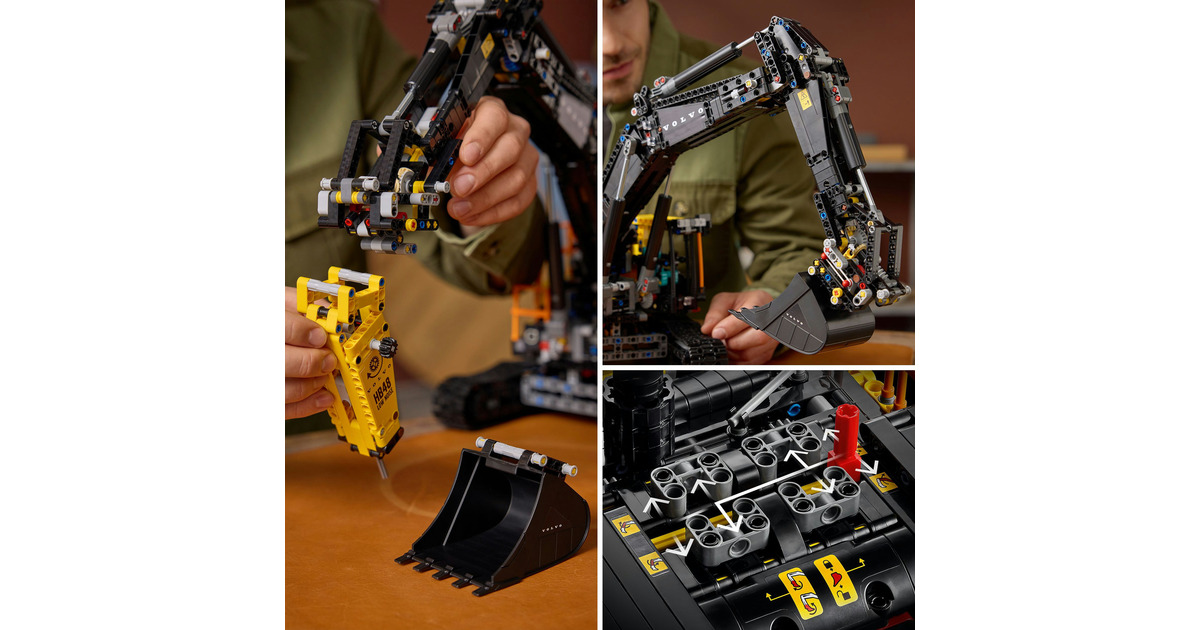 LEGOTechnic - Volvo EC500 Hybrid graafmachine Constructiespeelgoed  (42215)