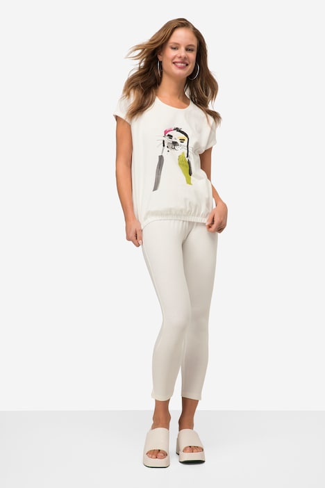 Leggings, Skinny Fit, Seitenschlitze, Elastikbund