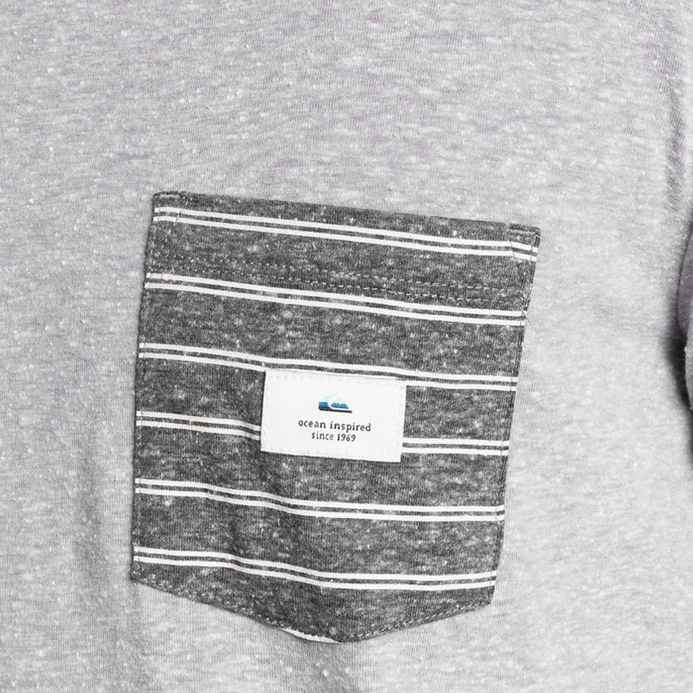 Quiksilver T-shirt Gris Homme Quiksilver Retro