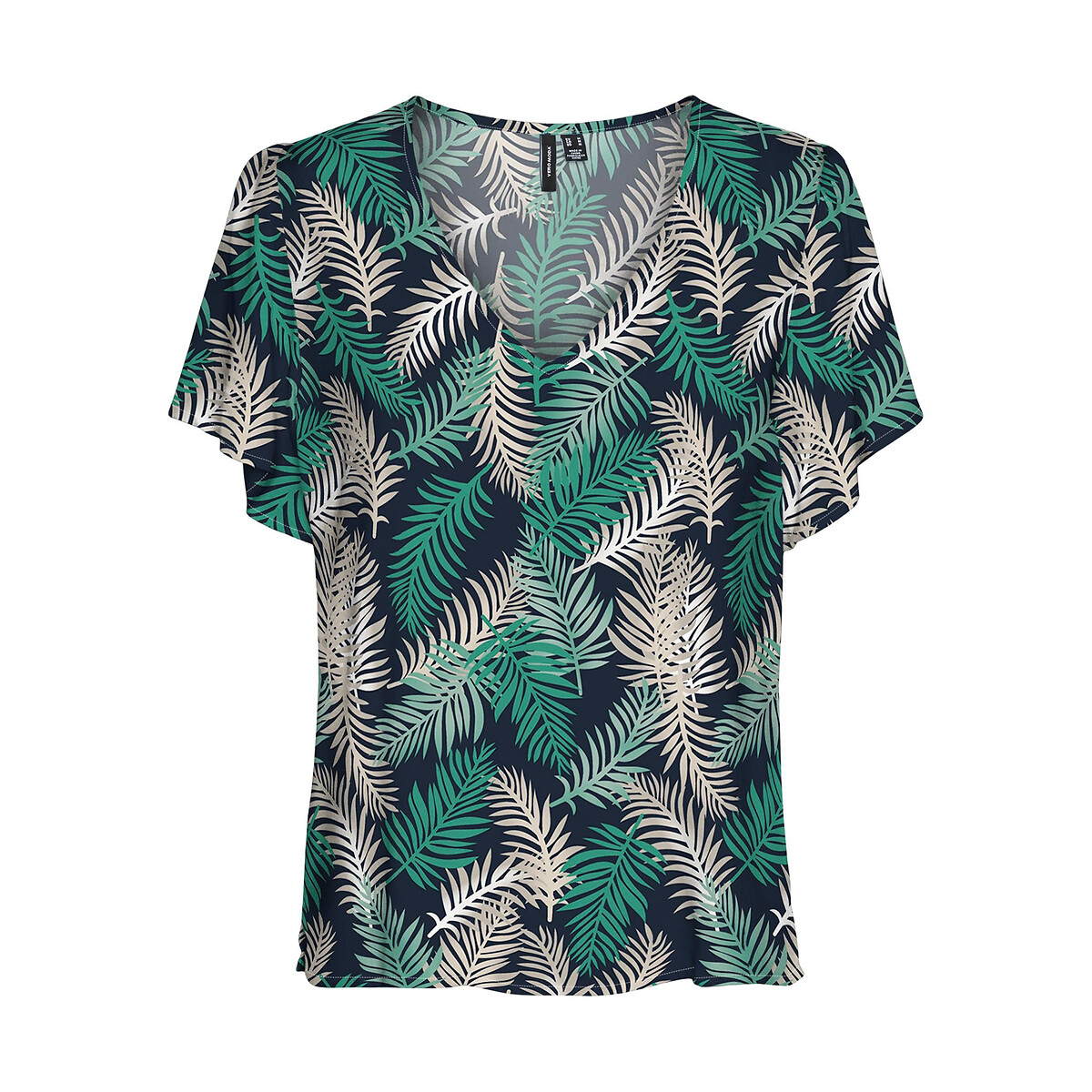 VERO MODA<br>Blusa estampada de manga curta