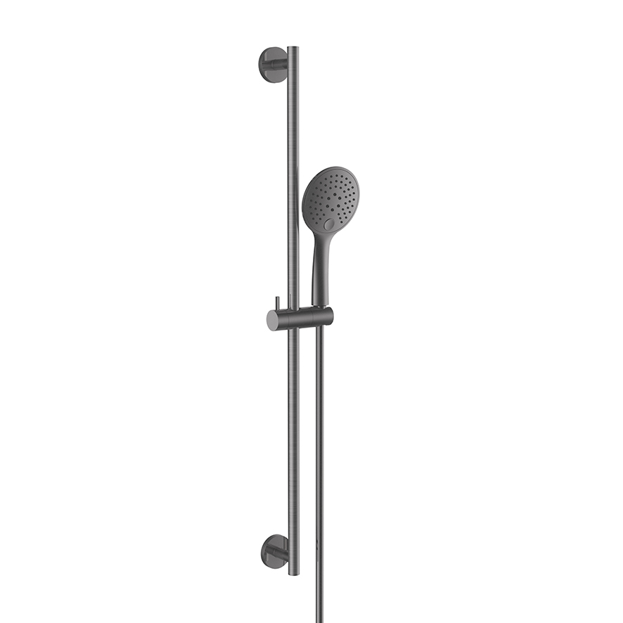 Mueller Ferro glijstangset met 3 standen handdouche gunmetal