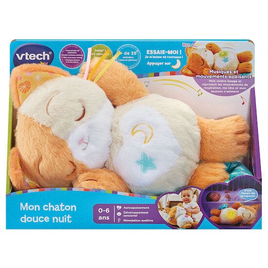 Veilleuse et doudou Mon chaton douce nuit   de               Vtech