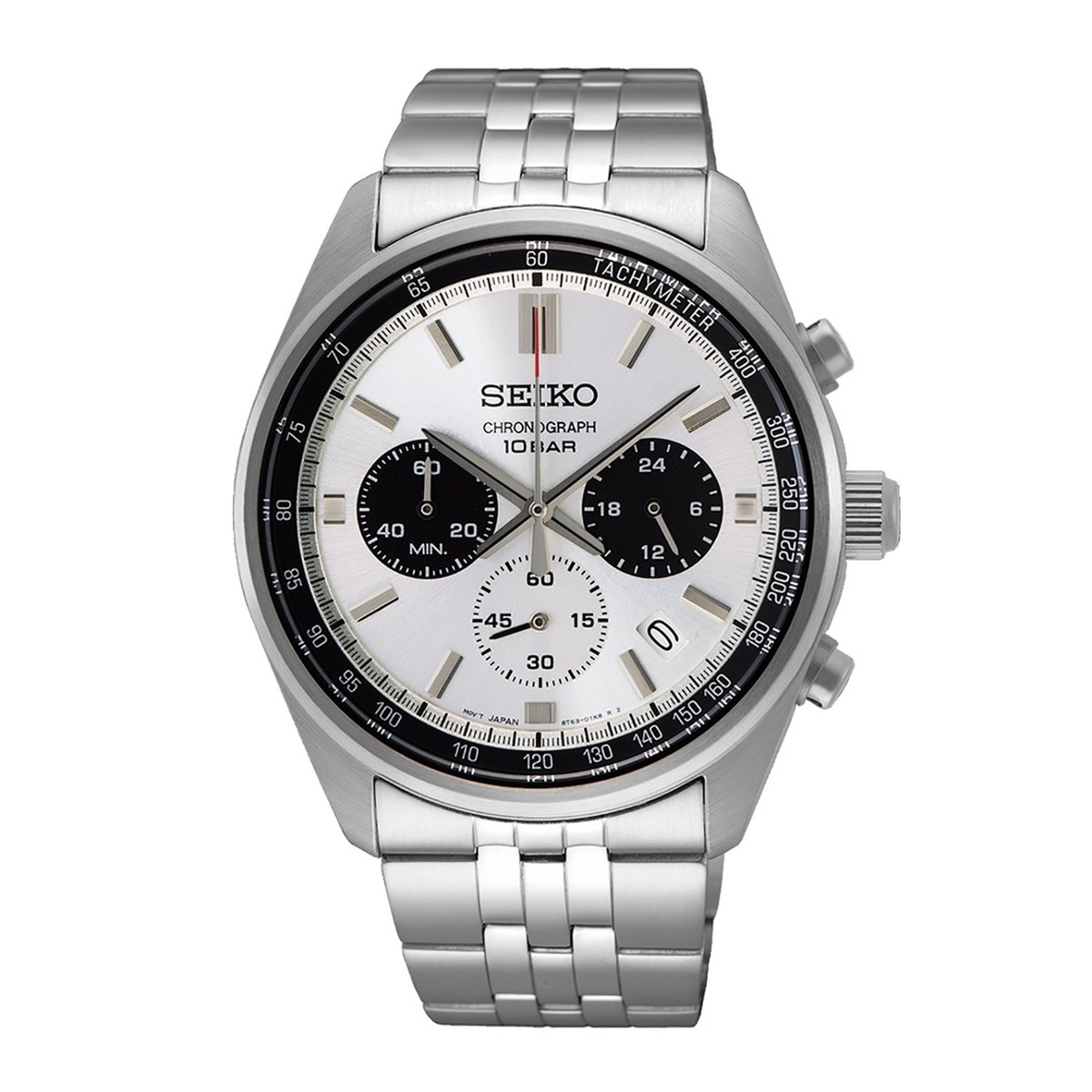 Montre Seiko Sport acier cadran blanc