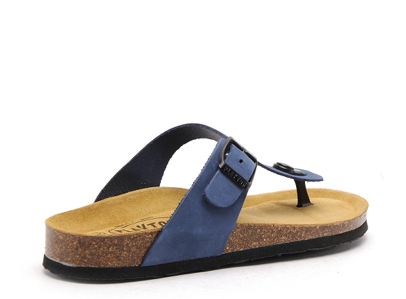Plakton mules et sabots plats femme bolero bleu